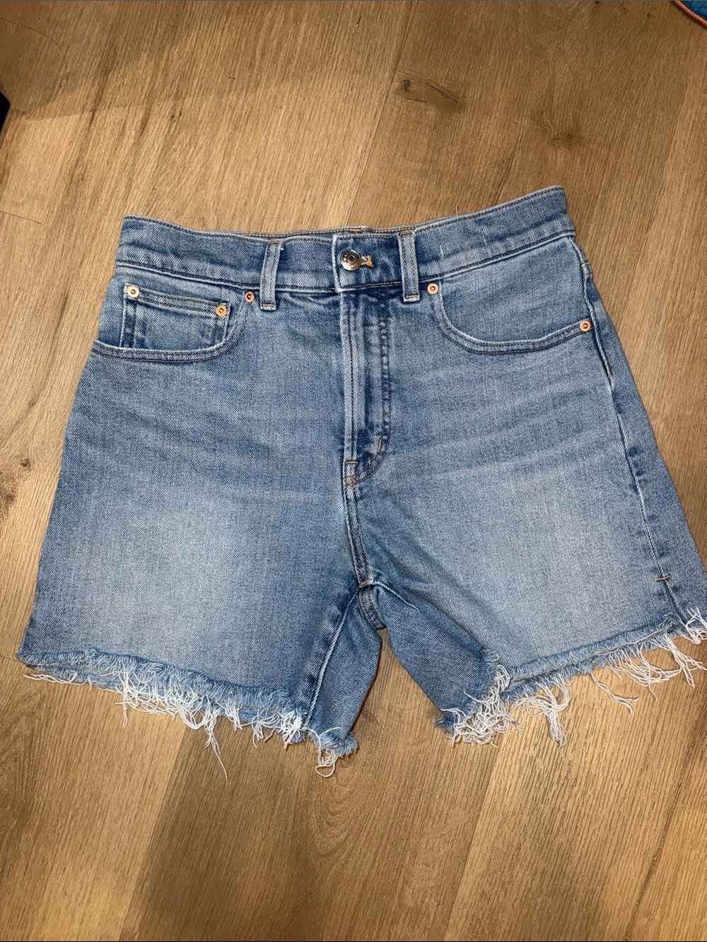 Madewell The Perfect Mid-Length Jean Shorts